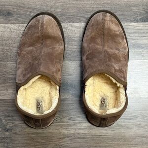 UGG Men's Tan Suede Slip-Ons